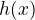$\sgrt{h(x)}$