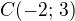 $C(-2;\,3)$