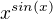 $x^{sin(x)}$
