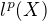 $ l^p(X)$