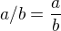 kopírovat do textarea $a/b=\frac{a}{b}$