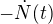 $-\dot{N}(t)$