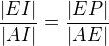 kopírovat do textarea $\frac{|EI|}{|AI|}=\frac{|EP|}{|AE|}$