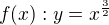 $f(x):y=x^{\frac32}$
