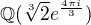 $\mathbb{Q}(\sqrt[3]{2} e^{\frac{4 \pi i}{3}})$