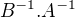 $B^{-1}.A^{-1}$