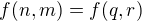 kopírovat do textarea $f(n,m) = f(q,r)$
