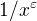 $1/x^\varepsilon $