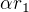 $\alpha r_{1}$
