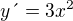 $ y\text{�}= 3x^{2}$