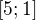 $[5;1]$