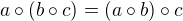 kopírovat do textarea $a\circ (b\circ c)=(a\circ b)\circ c$