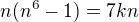 kopírovat do textarea $n(n^6-1)=7kn$