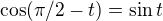 kopírovat do textarea $\cos(\pi/2-t)=\sin t$