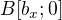 $B[b_{x};0]$