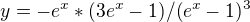 $y=-e^x*(3e^x-1)/(e^x-1)^3$