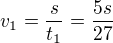 kopírovat do textarea $v_1=\frac{s}{t_1}=\frac{5s}{27}$