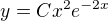 $y = C x^2 e^{-2x}$