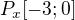 $P_{x}[-3;0]$