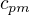 $c_{pm}$