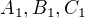 $A_1,B_1,C_1$