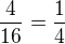 kopírovat do textarea $\frac{4}{16}=\frac 14$