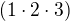 $(1\cdot 2\cdot 3)$