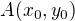 $A(x_0,y_0)$