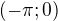 $(-\pi ;0)$