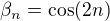 $\beta_n=\cos (2n)$
