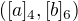 $([a]_4,[b]_6)$
