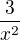$\frac{3}{x^2}$