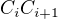 $C_iC_{i+1}$