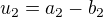 $u_2=a_2-b_2$