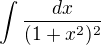 kopírovat do textarea $\int\frac{dx}{(1+x^{2})^{2}}$