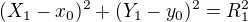 kopírovat do textarea $(X_1-x_0)^2+(Y_1-y_0)^2=R_1^2$