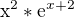 $\mathrm{x}^{2}* \mathrm{e}^{x+2}$