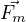 $\vec{F_m}$