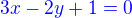 $\color{blue}3x-2y+1=0$