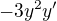 $-3y^2y'$