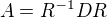 $A=R^{-1}DR$