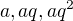 kopírovat do textarea $a, aq, aq^2$