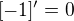 $[-1]'=0$