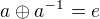 kopírovat do textarea $a\oplus a^{-1}=e$