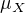 $\mu_X$