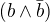 $(b \wedge \bar{b})$