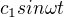 $c_1 sin \omega t$