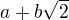 $a+b\sqrt{2}$