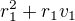 $r_1^2 + r_1v_1$