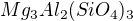 $Mg_{3}Al_{2}(SiO_{4})_{3}$